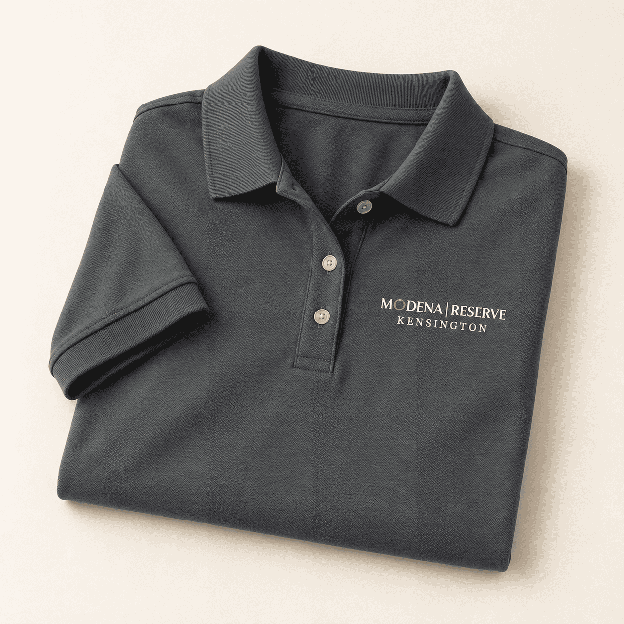 Charcoal Modena Reserve Kensington staff polo